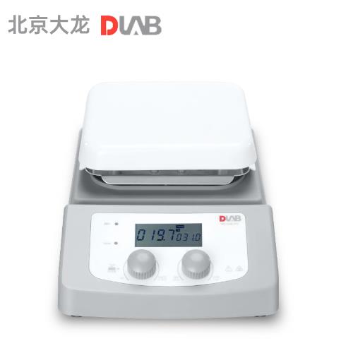 北京大龍MS-H380-Pro LCD數(shù)控6寸方盤加熱型磁力攪拌器